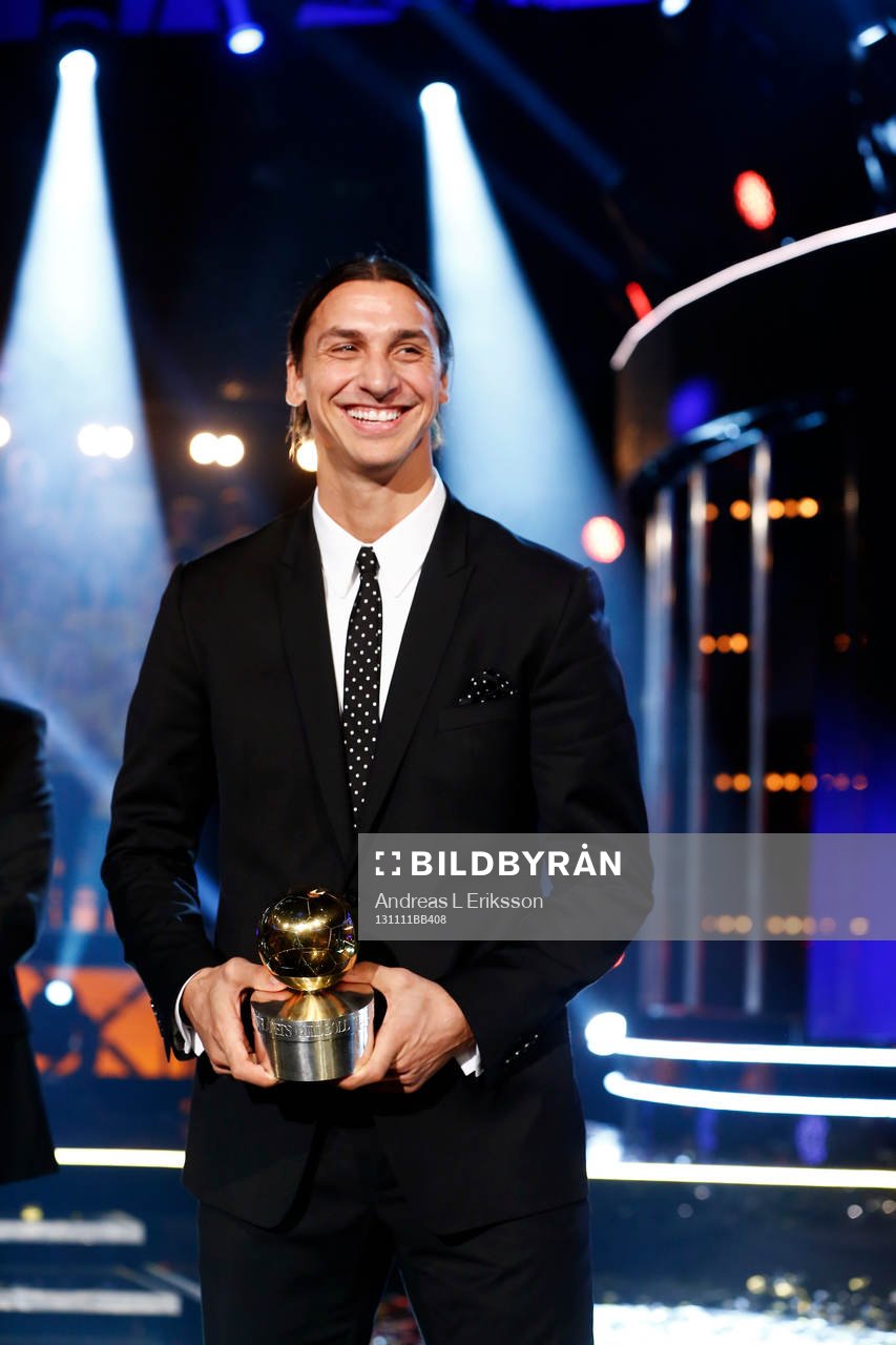 Zlatan Ibrahimovic fick Guldbollen