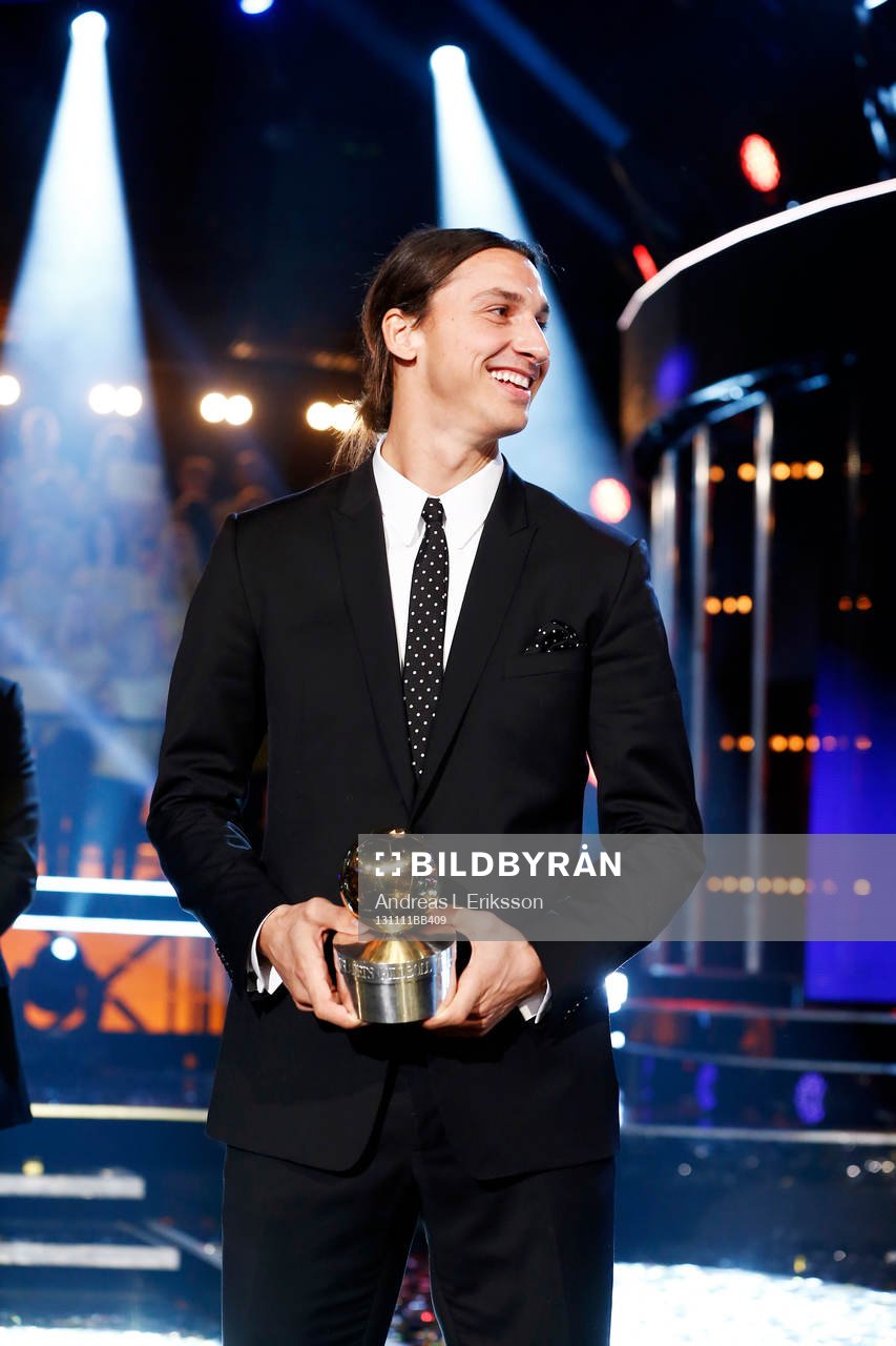 Zlatan Ibrahimovic fick Guldbollen