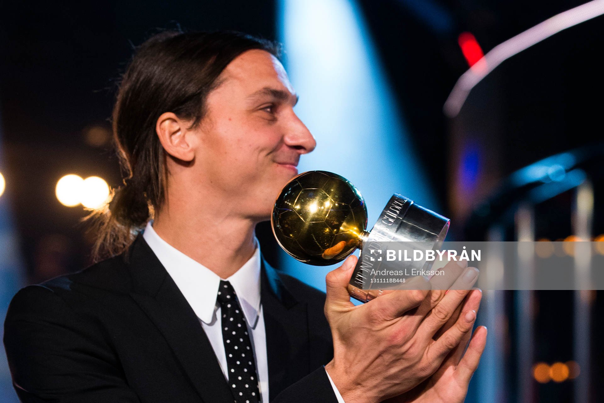 Zlatan Ibrahimovic fick Guldbollen