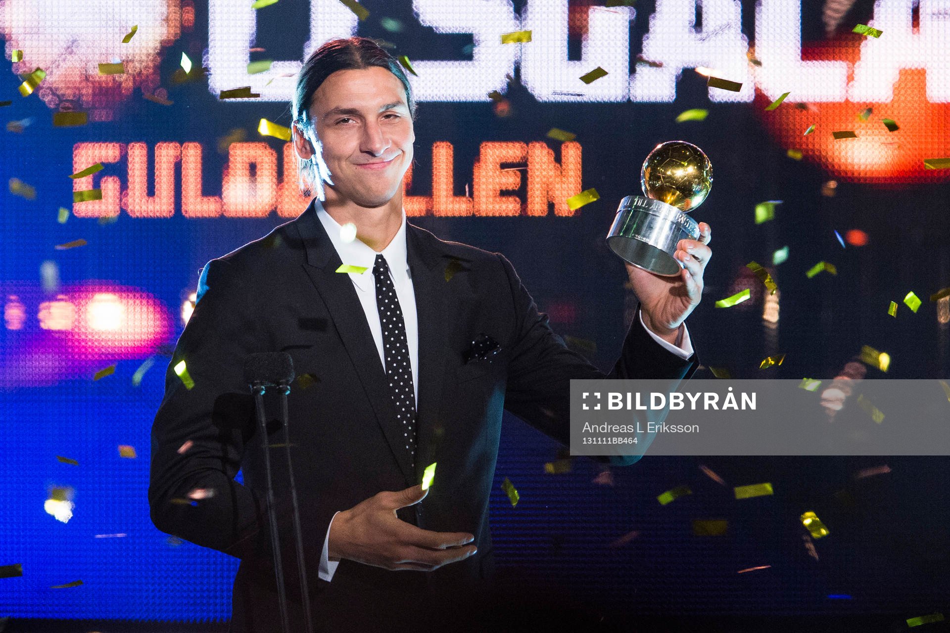 Zlatan Ibrahimovic fick Guldbollen