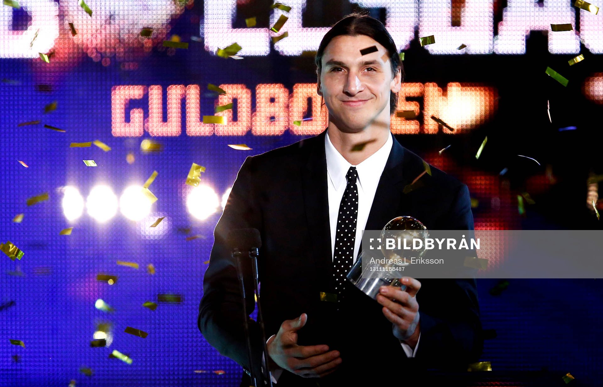 Zlatan Ibrahimovic fick Guldbollen