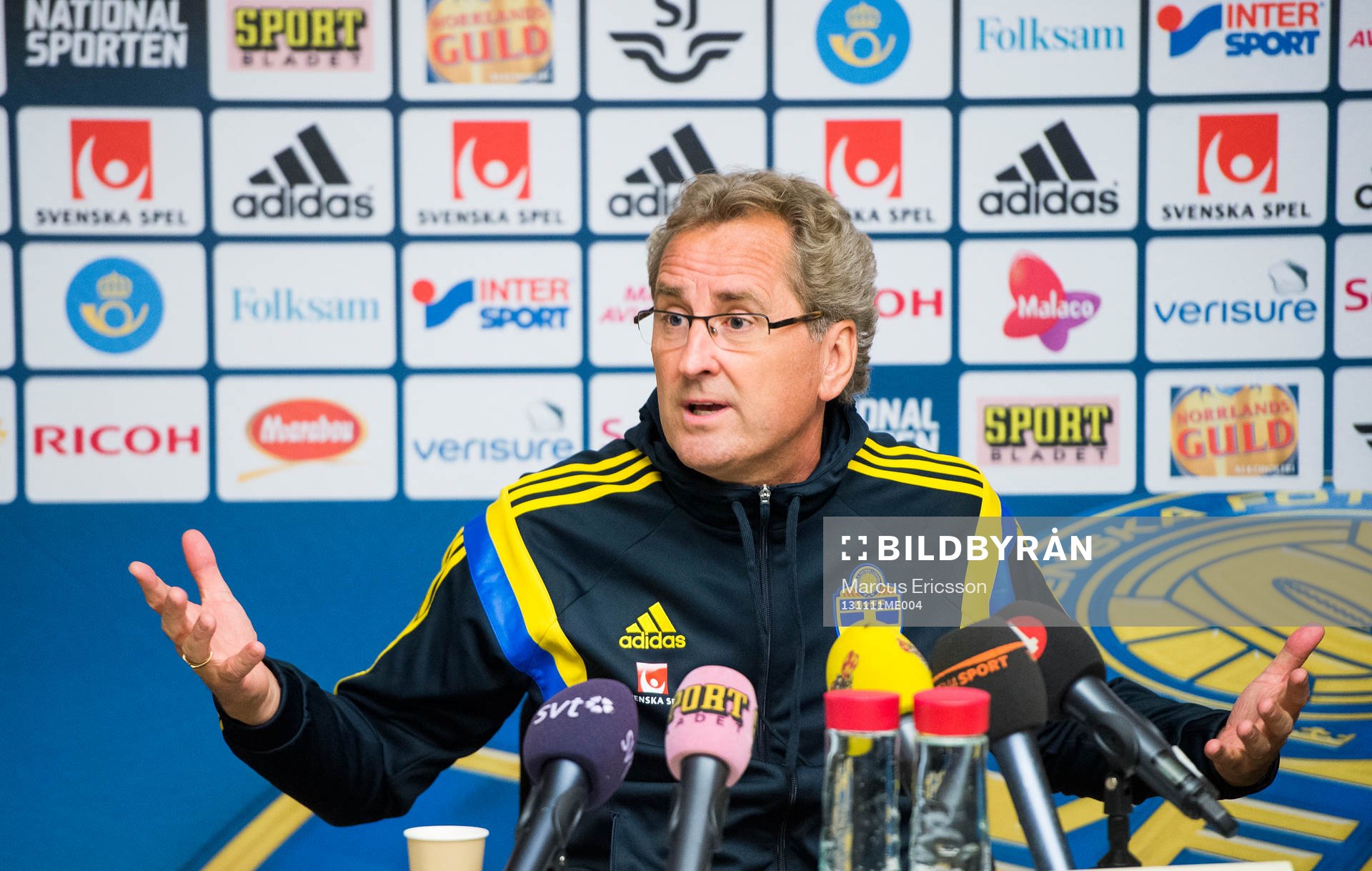 Presskonferens med Sverige förbundskapten Erik Hamrén