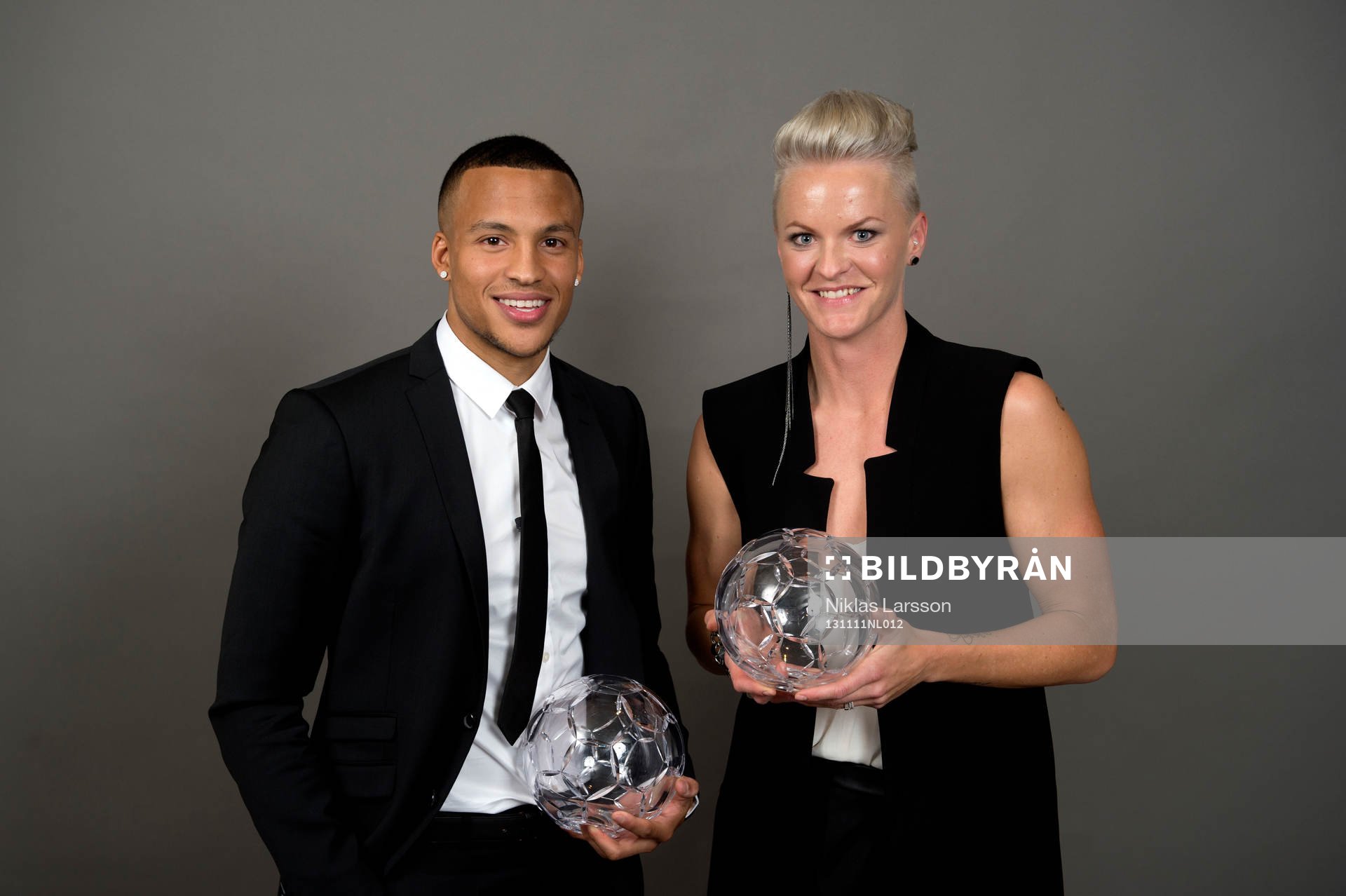 Priset Årets Back gick till Martin Olsson och Nilla Fischer