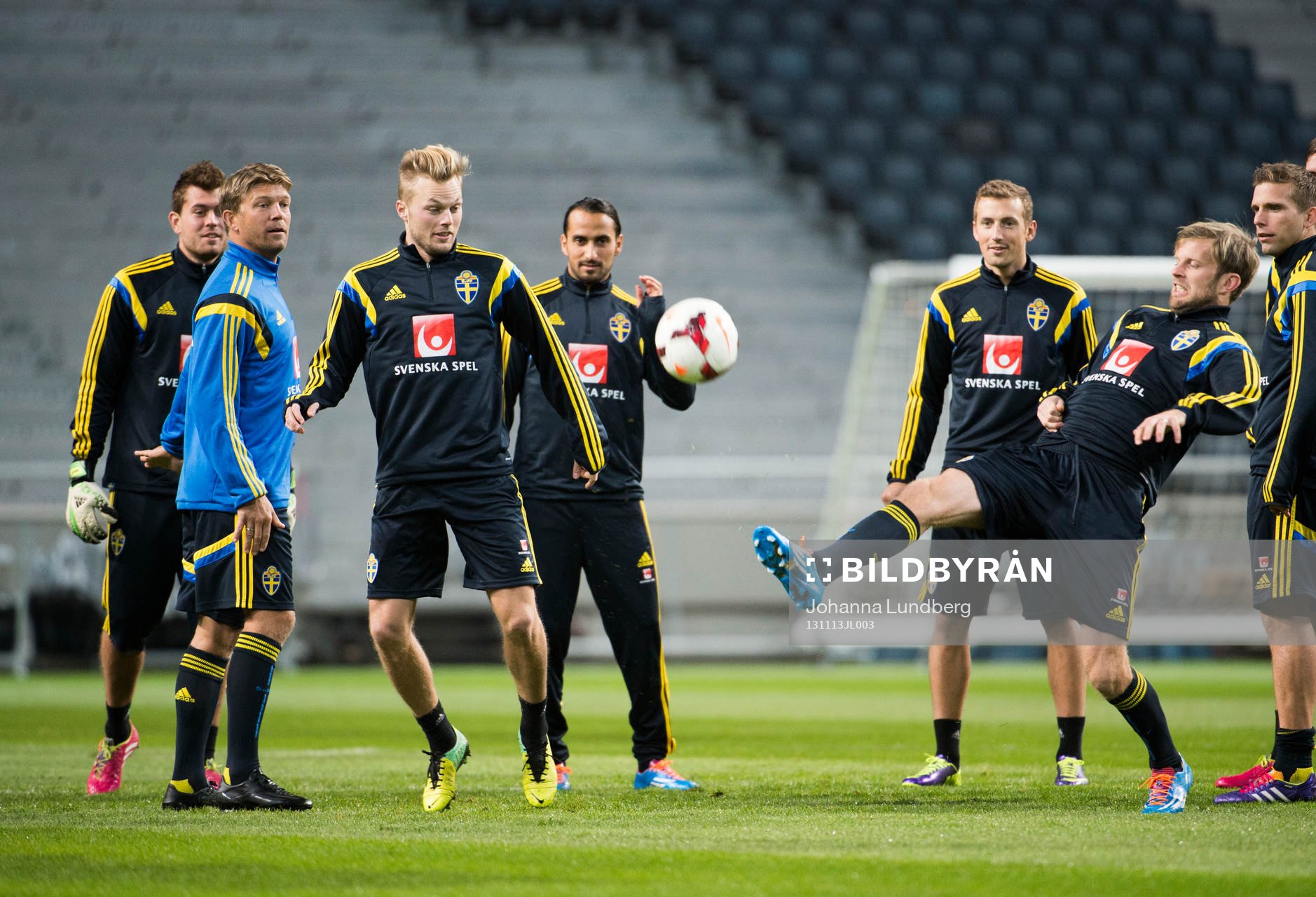 Marcus Allbäck, Sebastian Larsson, Alexander Gerndt,