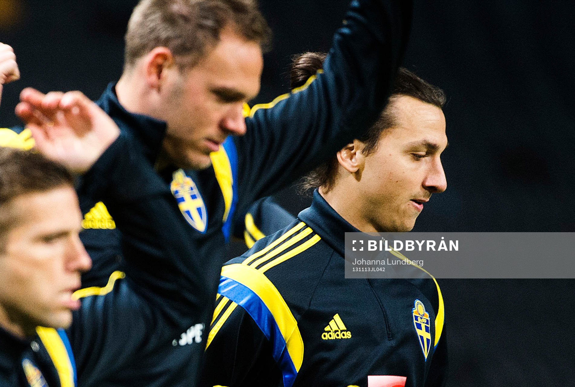 Zlatan Ibrahimovic (h) Andreas Granqvist (m) och Anders