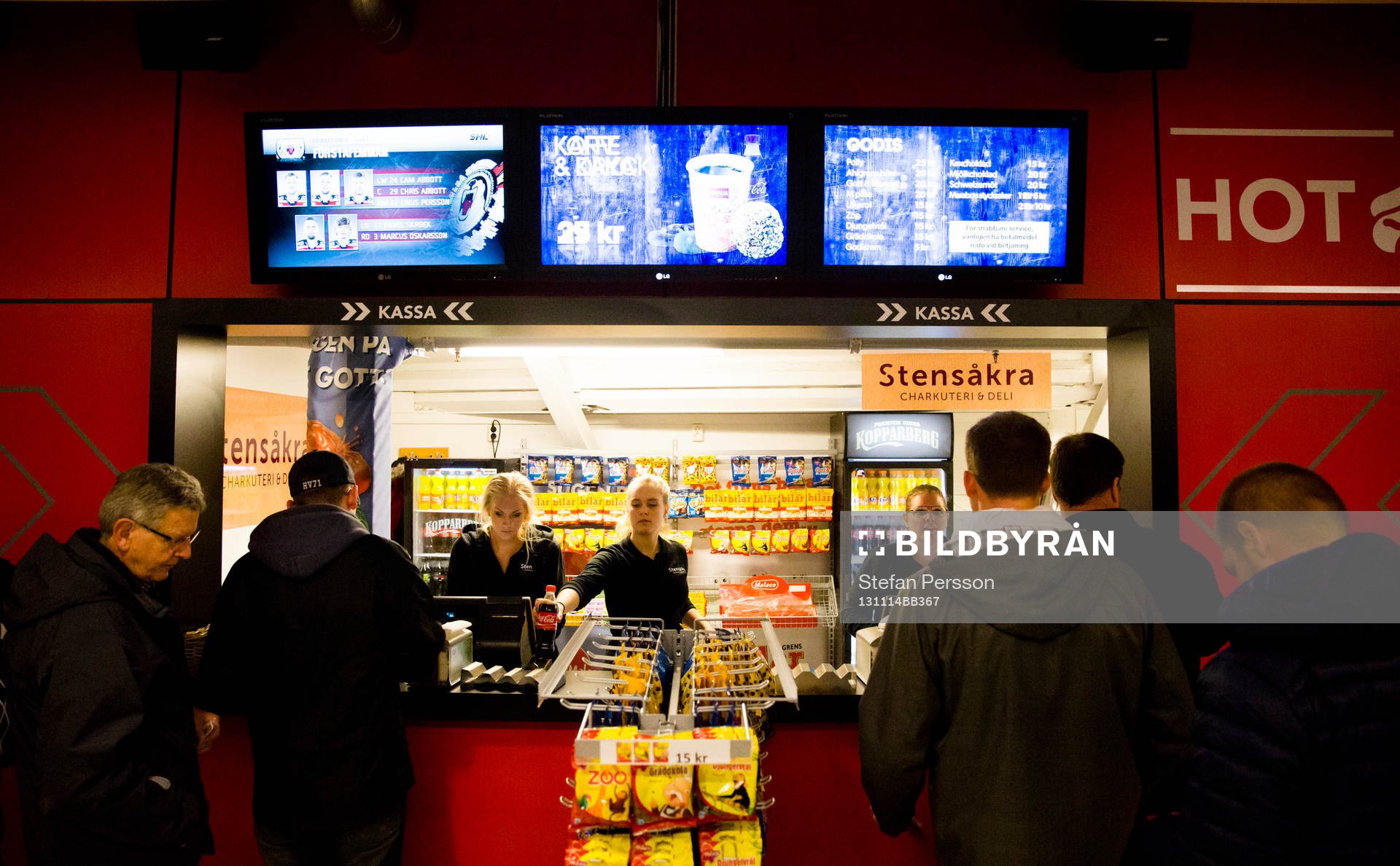 Kiosk i Kinnarps Arena