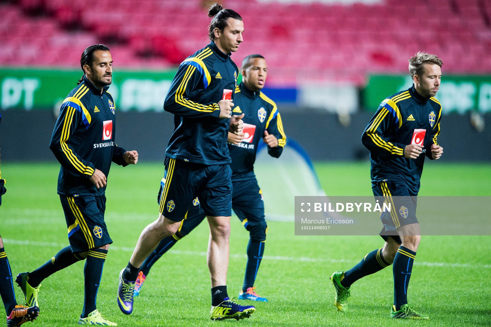 Erkan Zengin, Zlatan Ibrahimovic, Martin Olsson och Adam