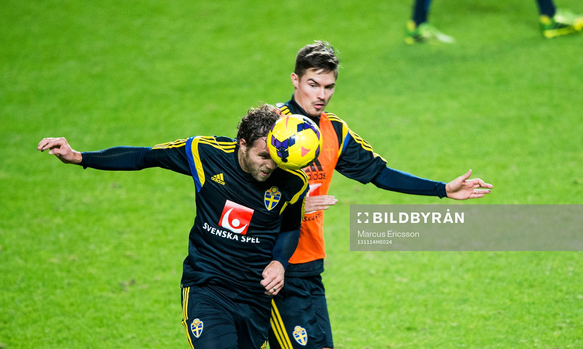 Johan Elmander och Mikael Nilsson