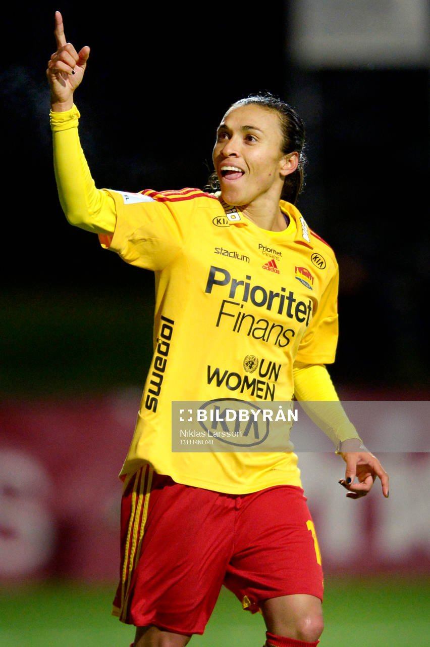 Tyresö Marta Vieira da Silva jublar