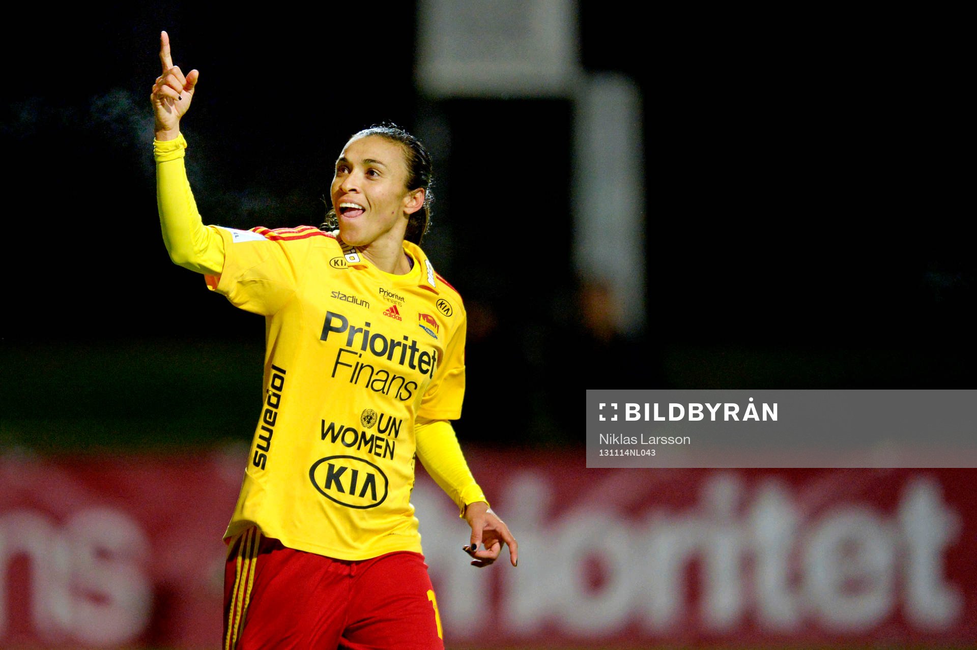 Tyresö Marta Vieira da Silva jublar
