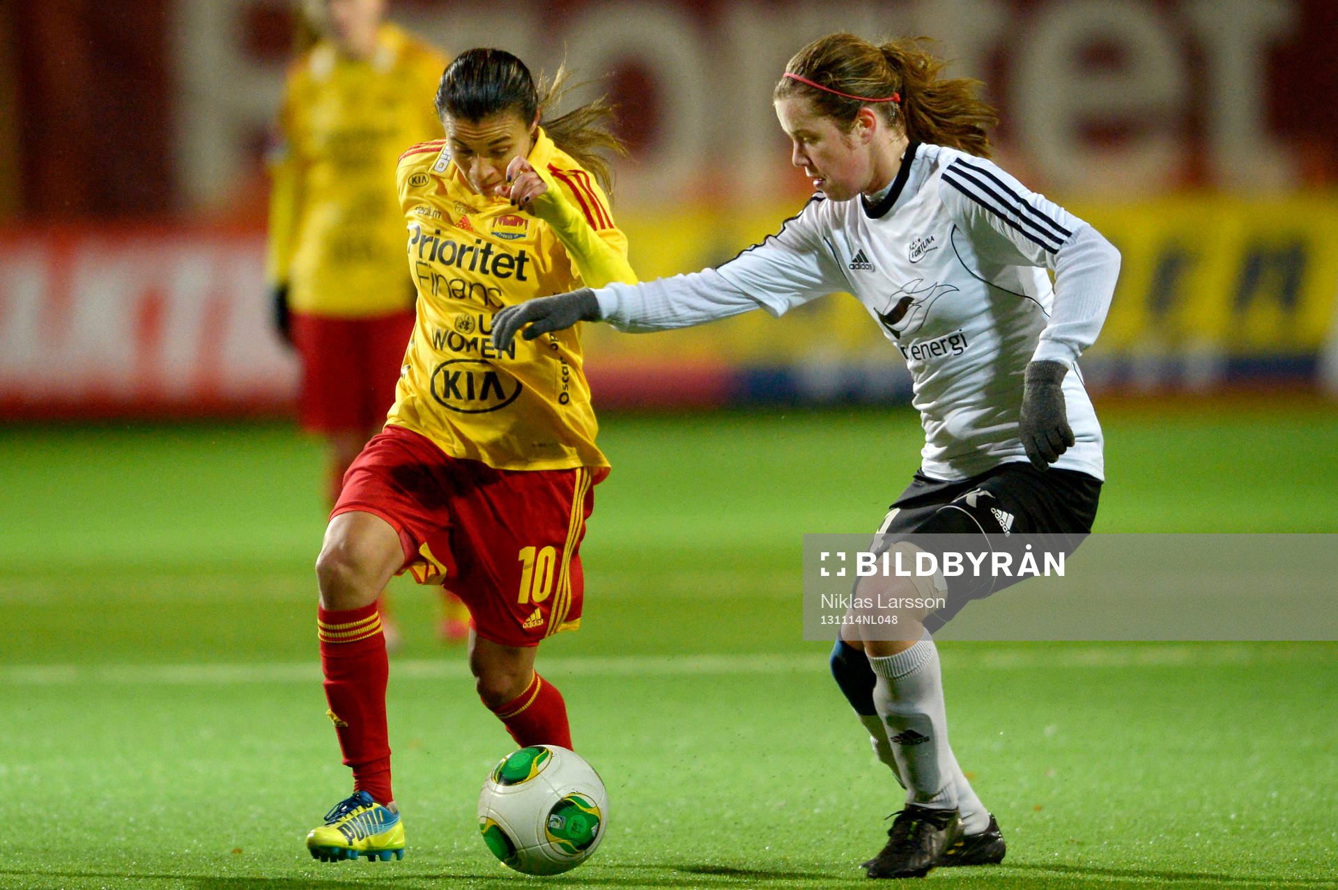 Tyresö Marta Vieira da Silva och Fortunas Sofie Pedersen