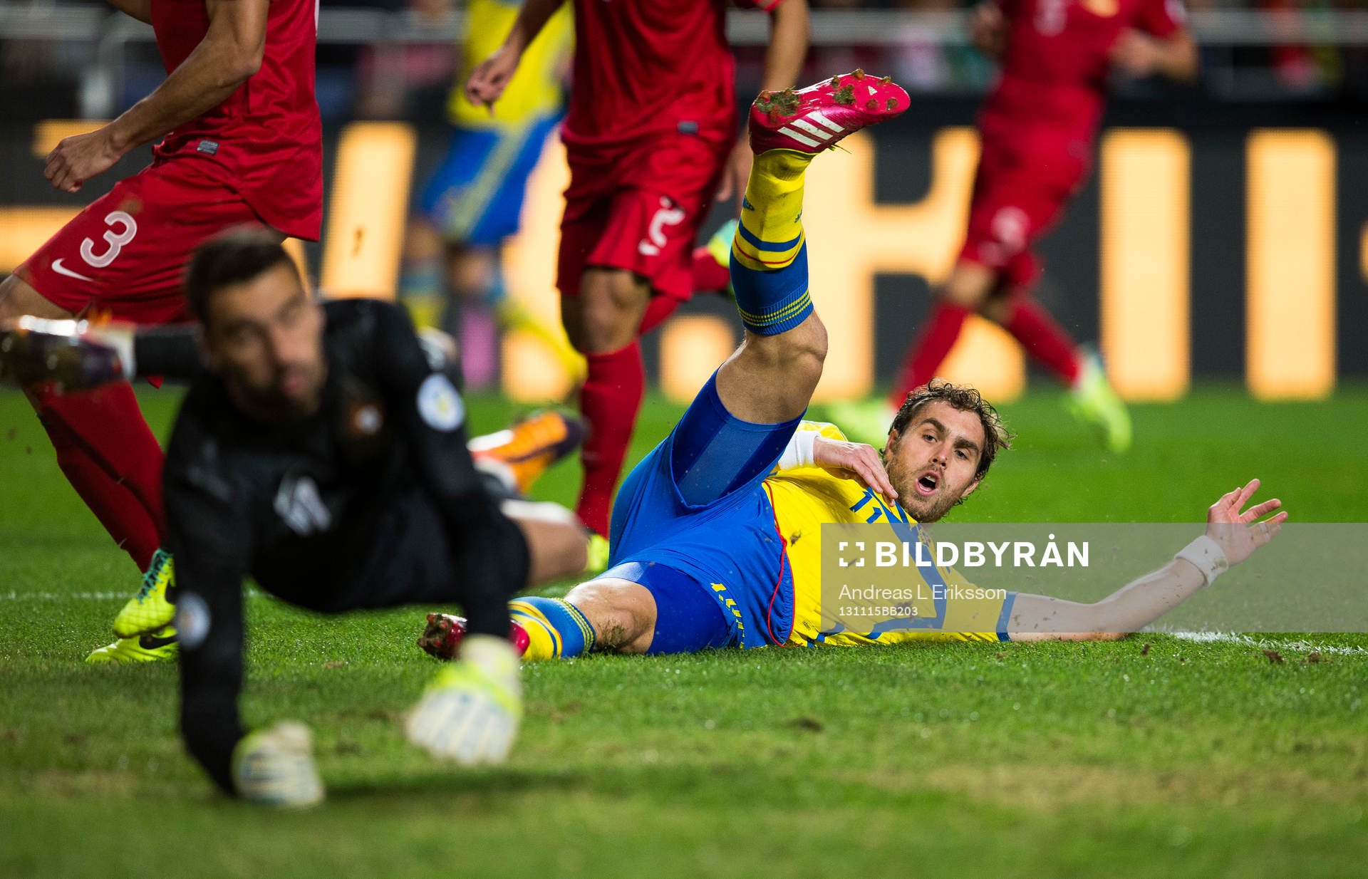Sveriges Johan Elmander