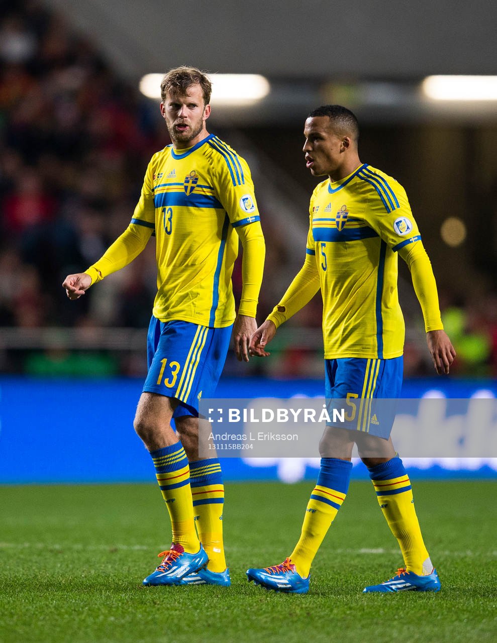 Sveriges Mikael Antonsson och Martin Olsson