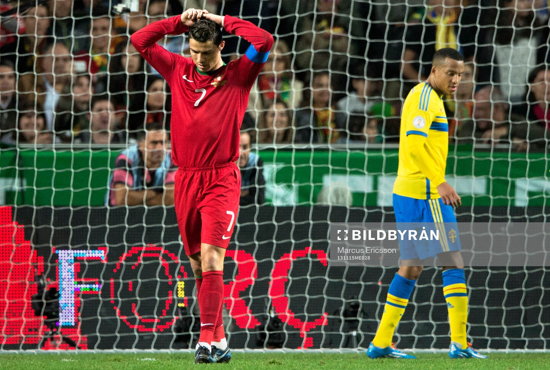 Portugals Cristiano Ronaldo deppar