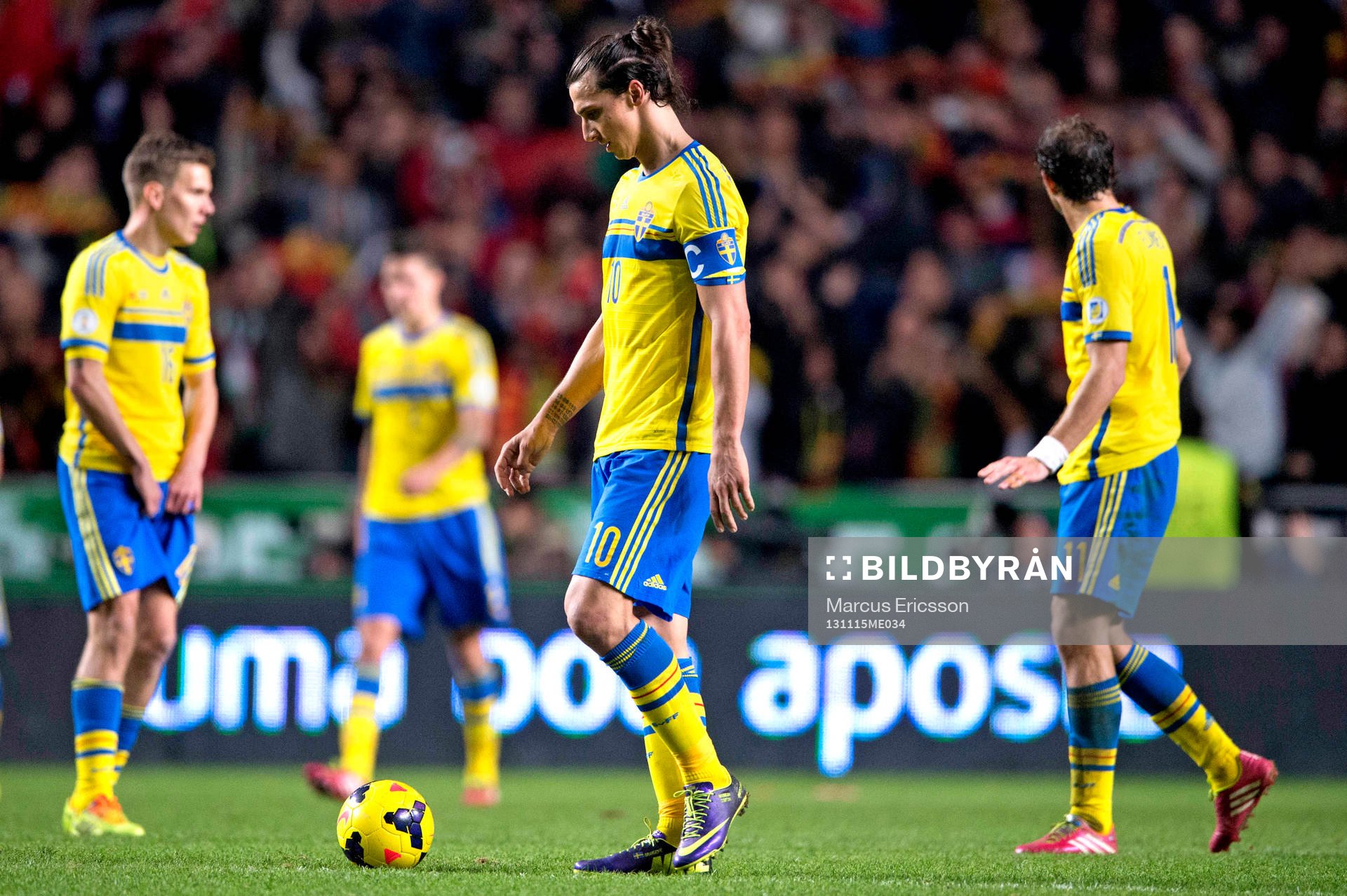 Sveriges Zlatan Ibrahimovic deppar
