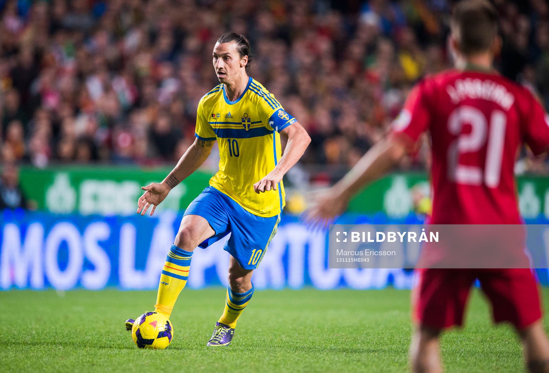 Sveriges Zlatan Ibrahimovic