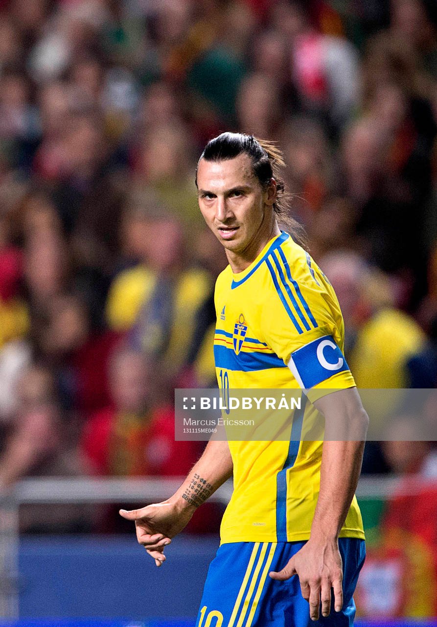 Sveriges Zlatan Ibrahimovic