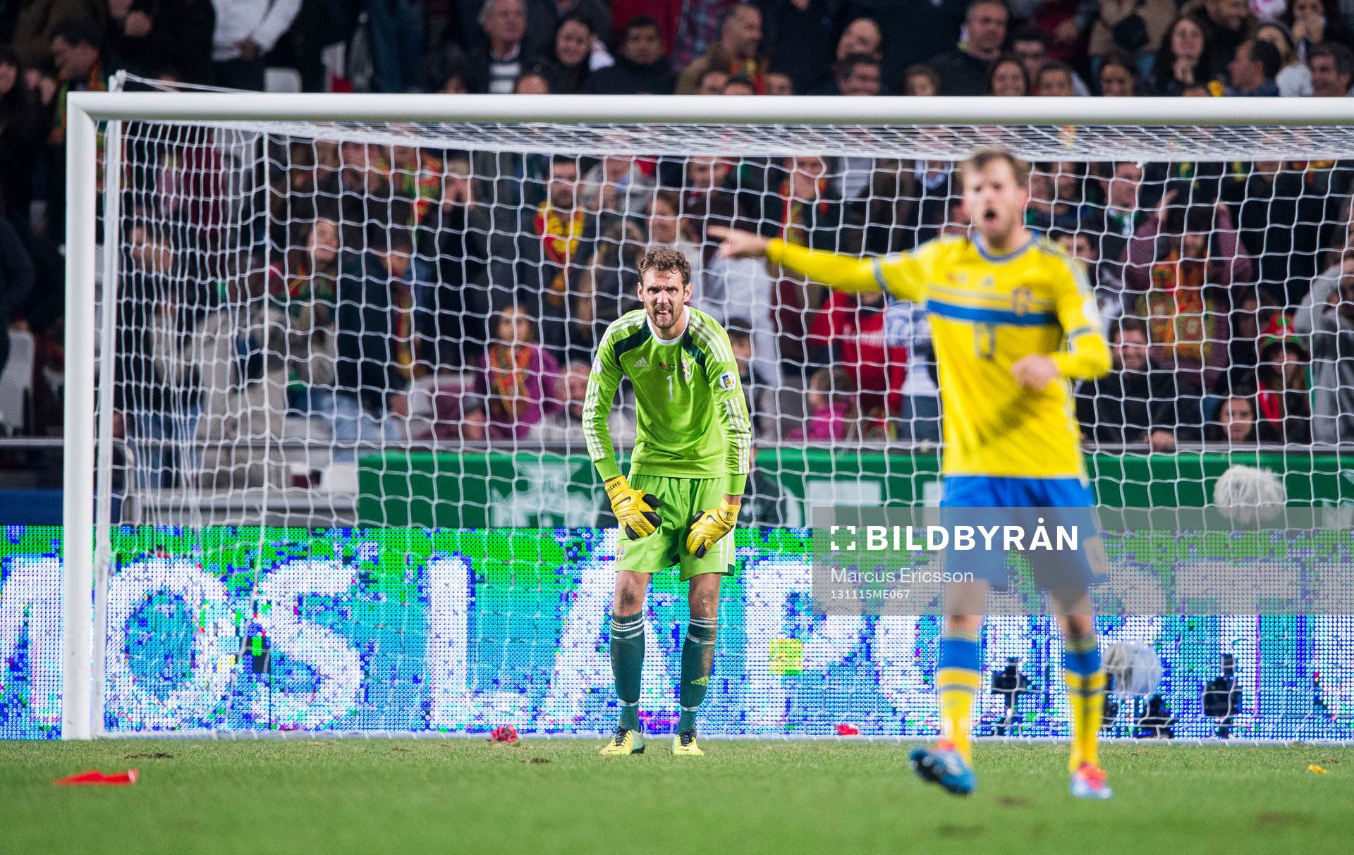 Sveriges målvakt Andreas Isaksson