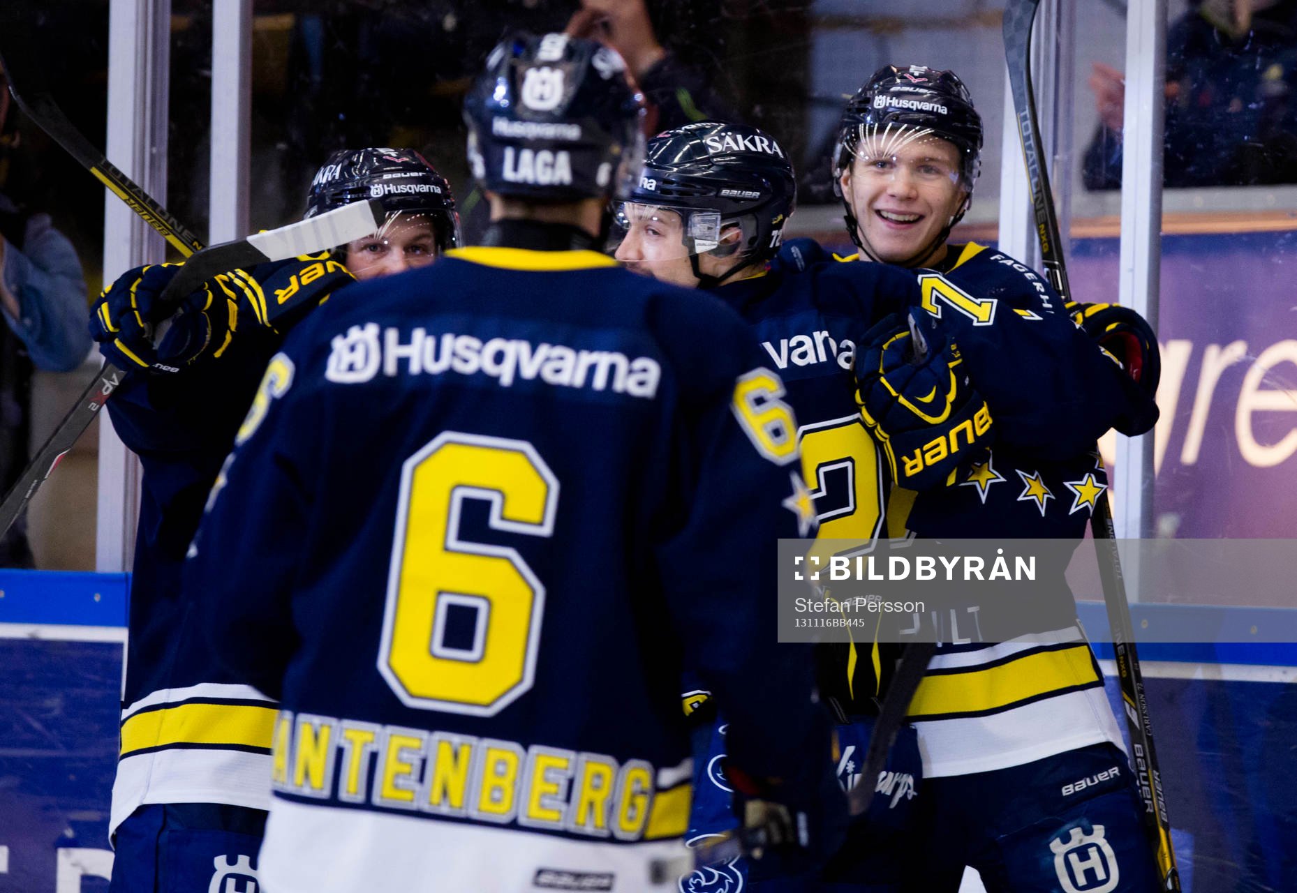 s Toni Rajala, Oscar Fantenberg, Patrik Carlsson och