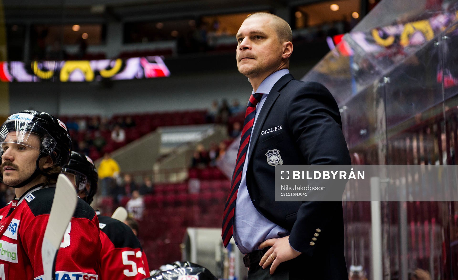 Malmö Redhawks assisterande tränare Björn Hellqvistunder