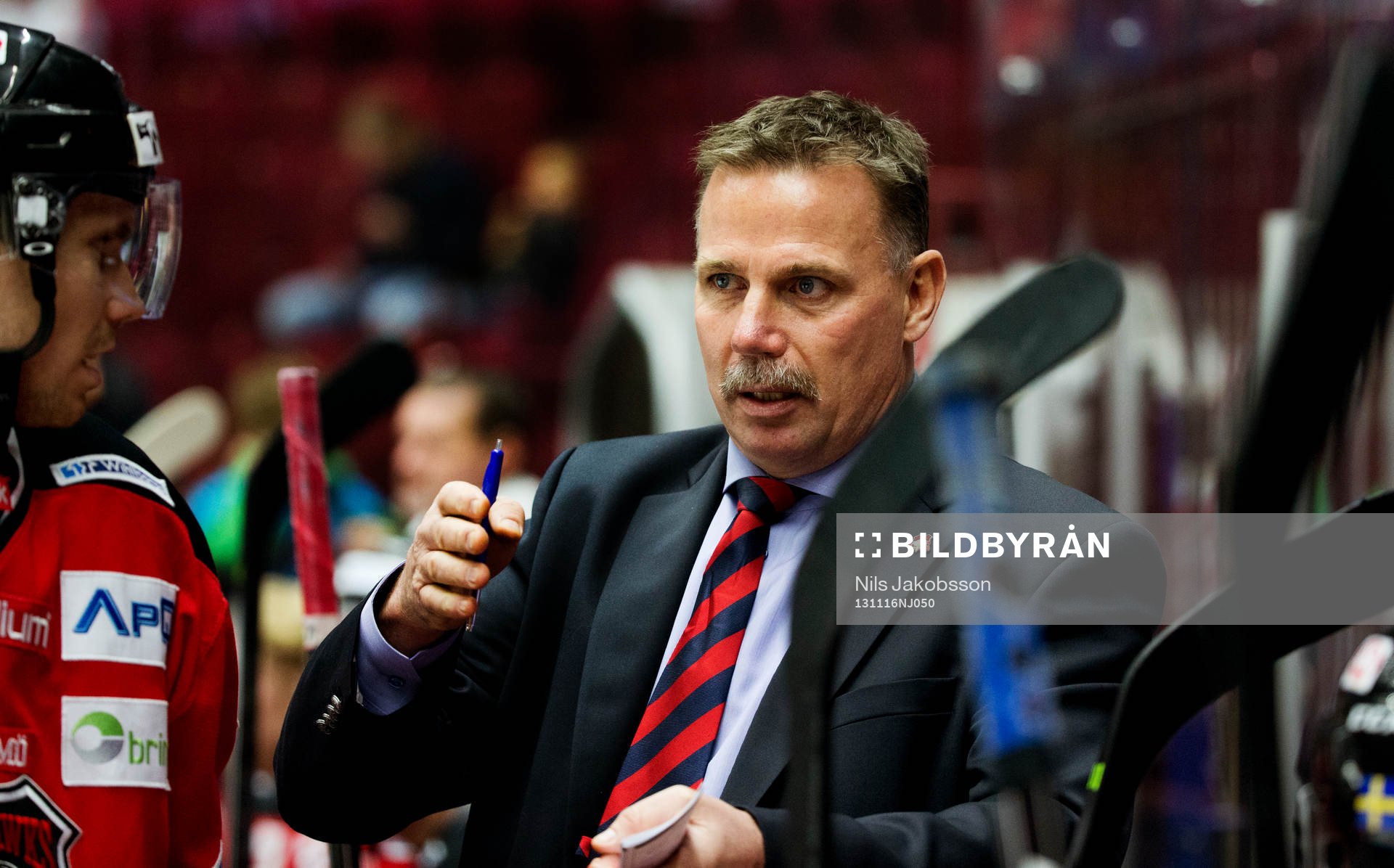 Malmö Redhawks tränare Mats Lusth