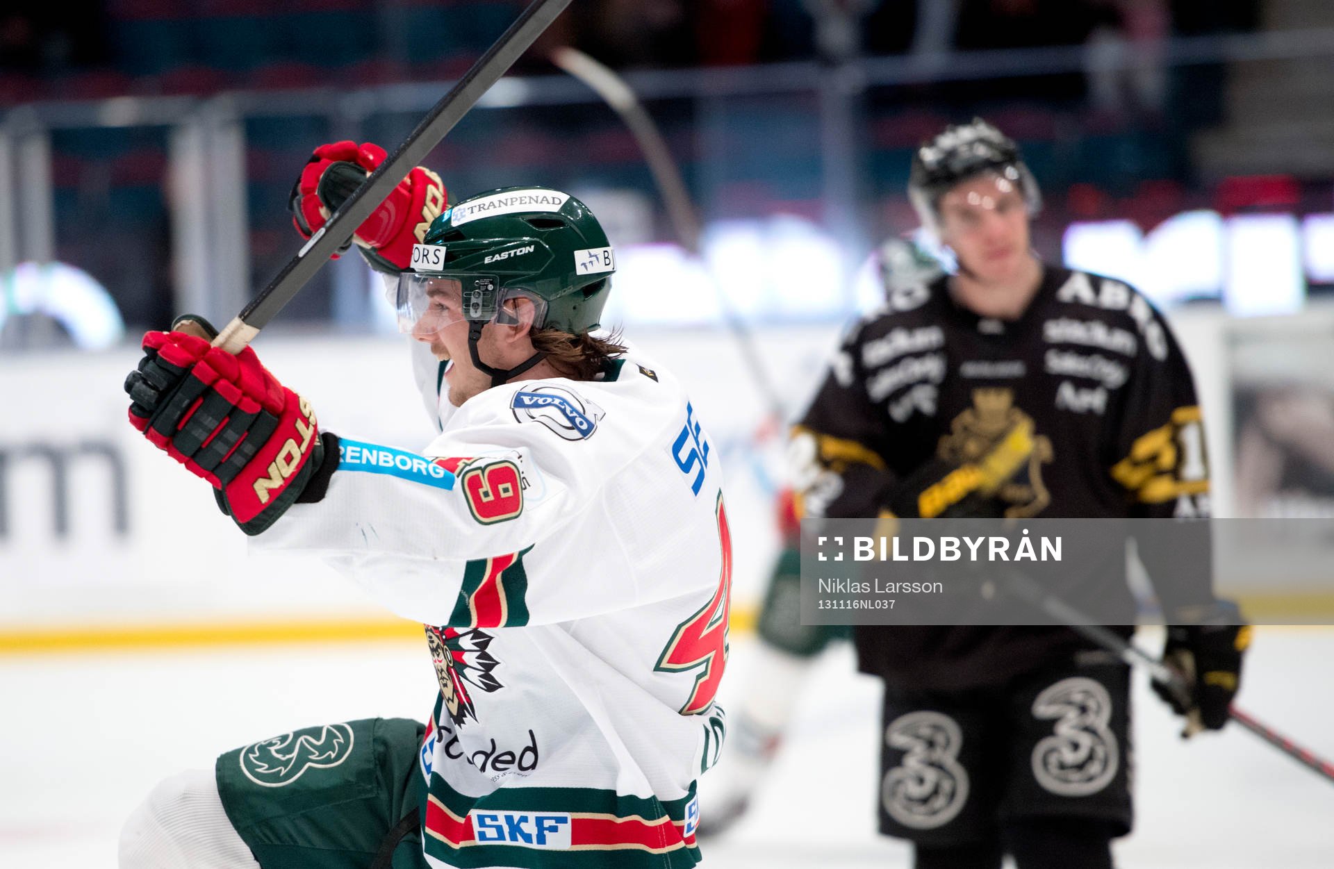 Frölundas Sebastian Collberg jublar