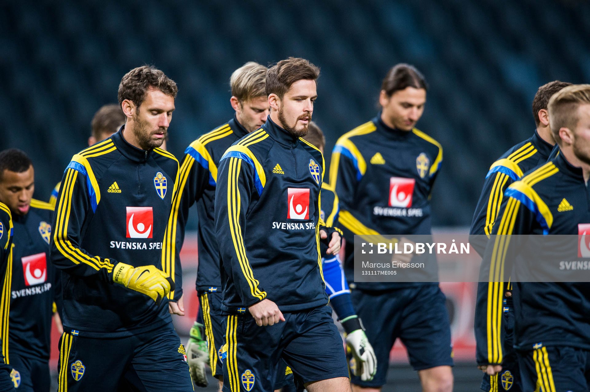 Målvakten Andreas Isaksson och Per Nilsson