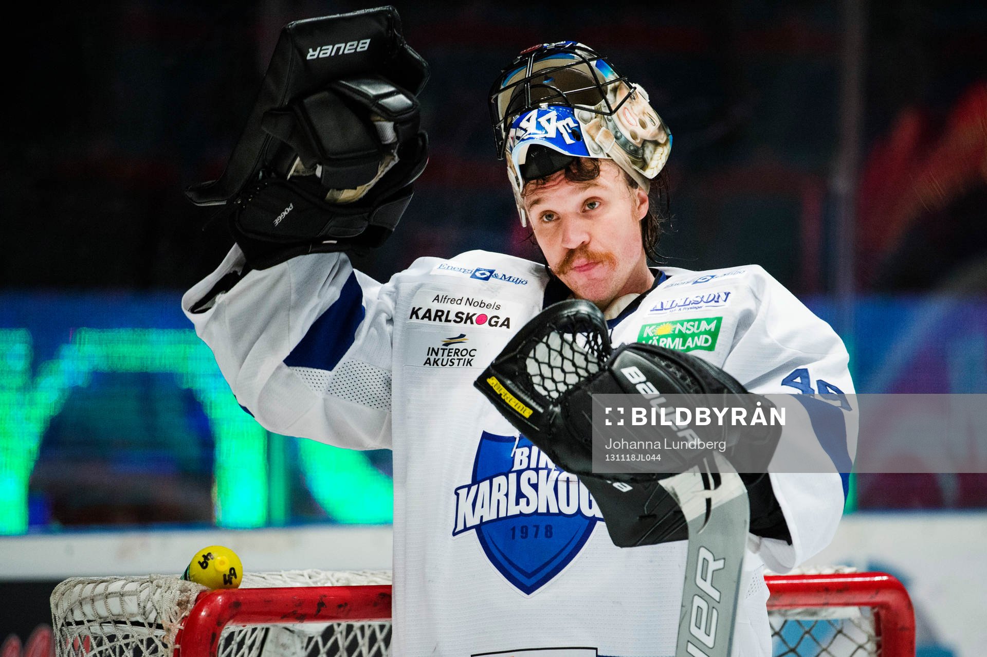 Karlskogas målvakt Justin Pogge