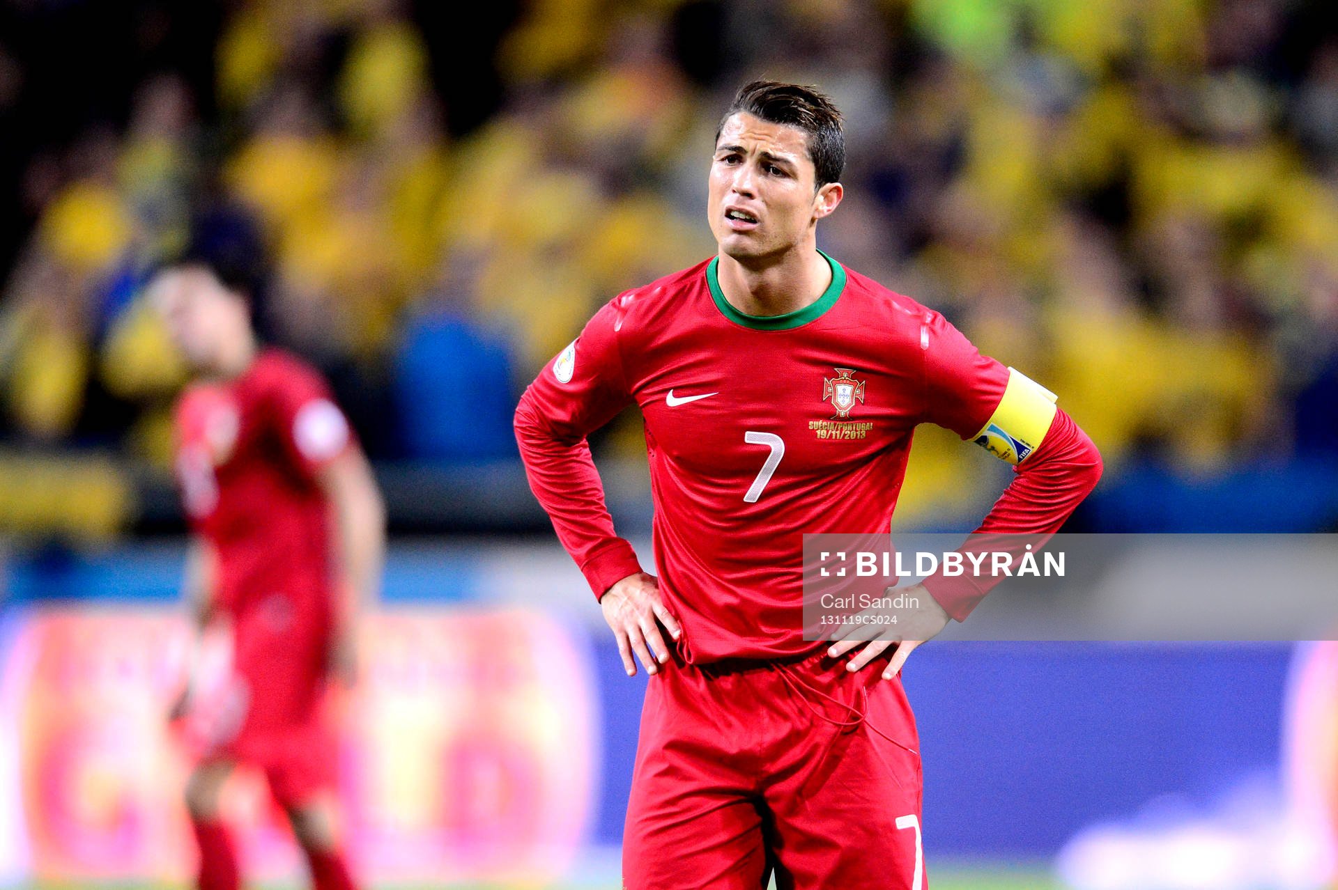 Portugals Cristiano Ronaldo deppar