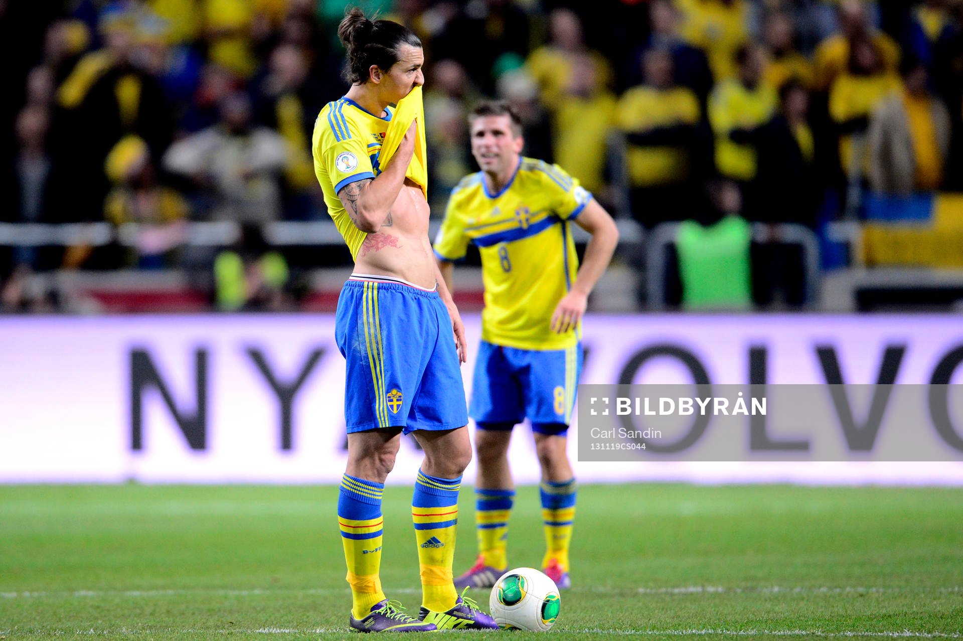 Sveriges Zlatan Ibrahimovic deppar