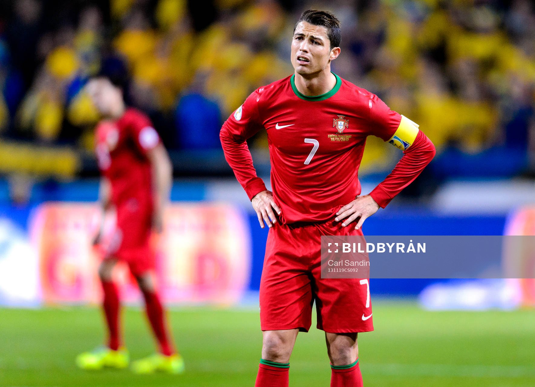 Portugals Cristiano Ronaldo deppar