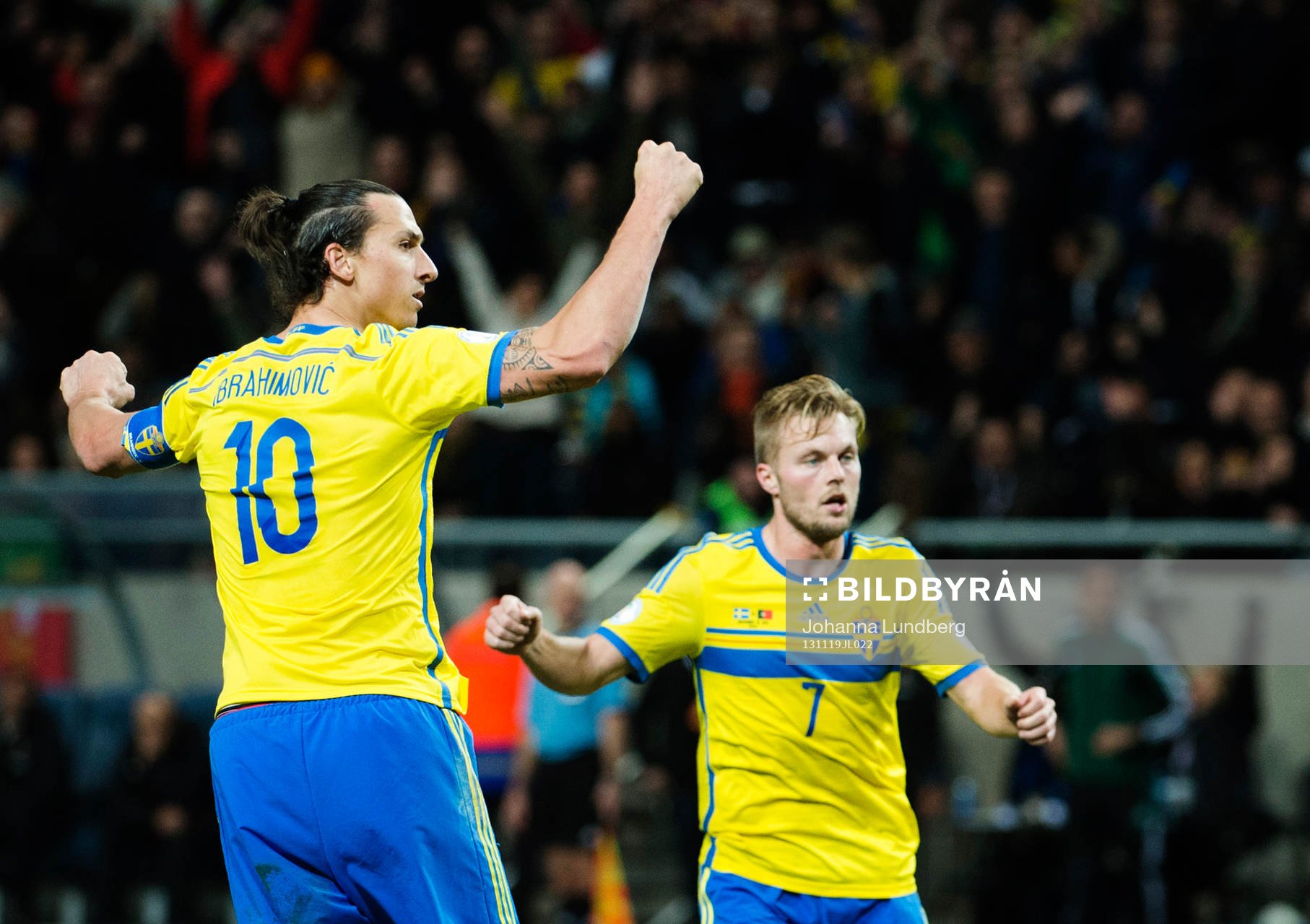 Zlatan Ibrahimovic  jublar