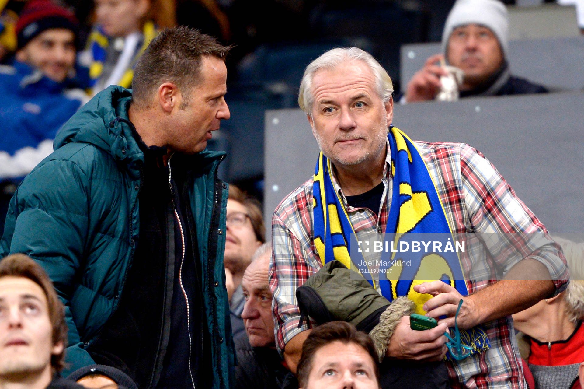 Glenn Hysen på läktaren