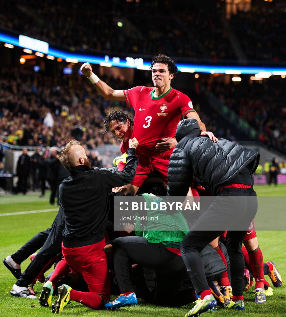 Portugals Pepe jublar