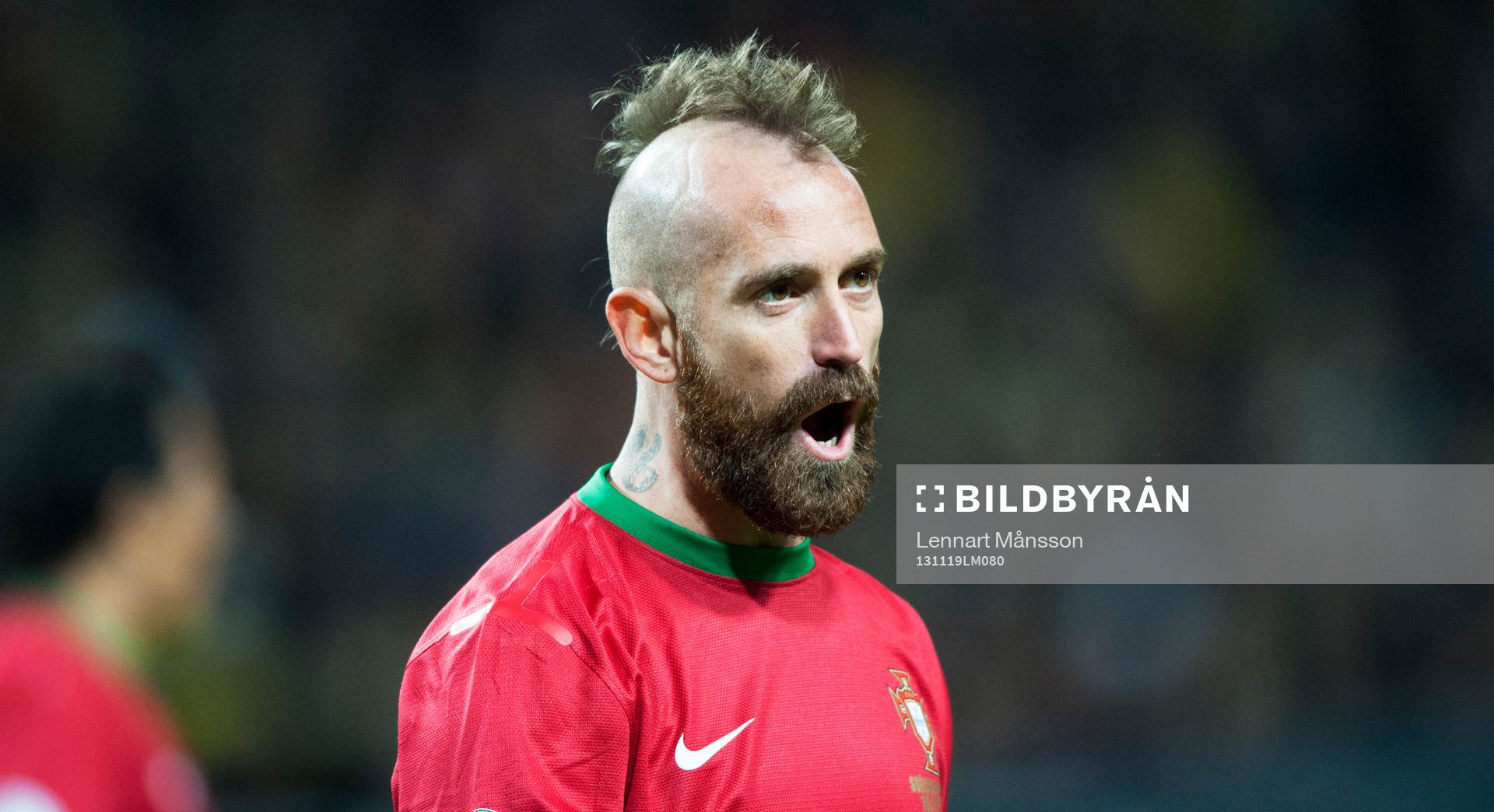 Portugals Raul Meireles i VM-kvalet mellan Sverige och