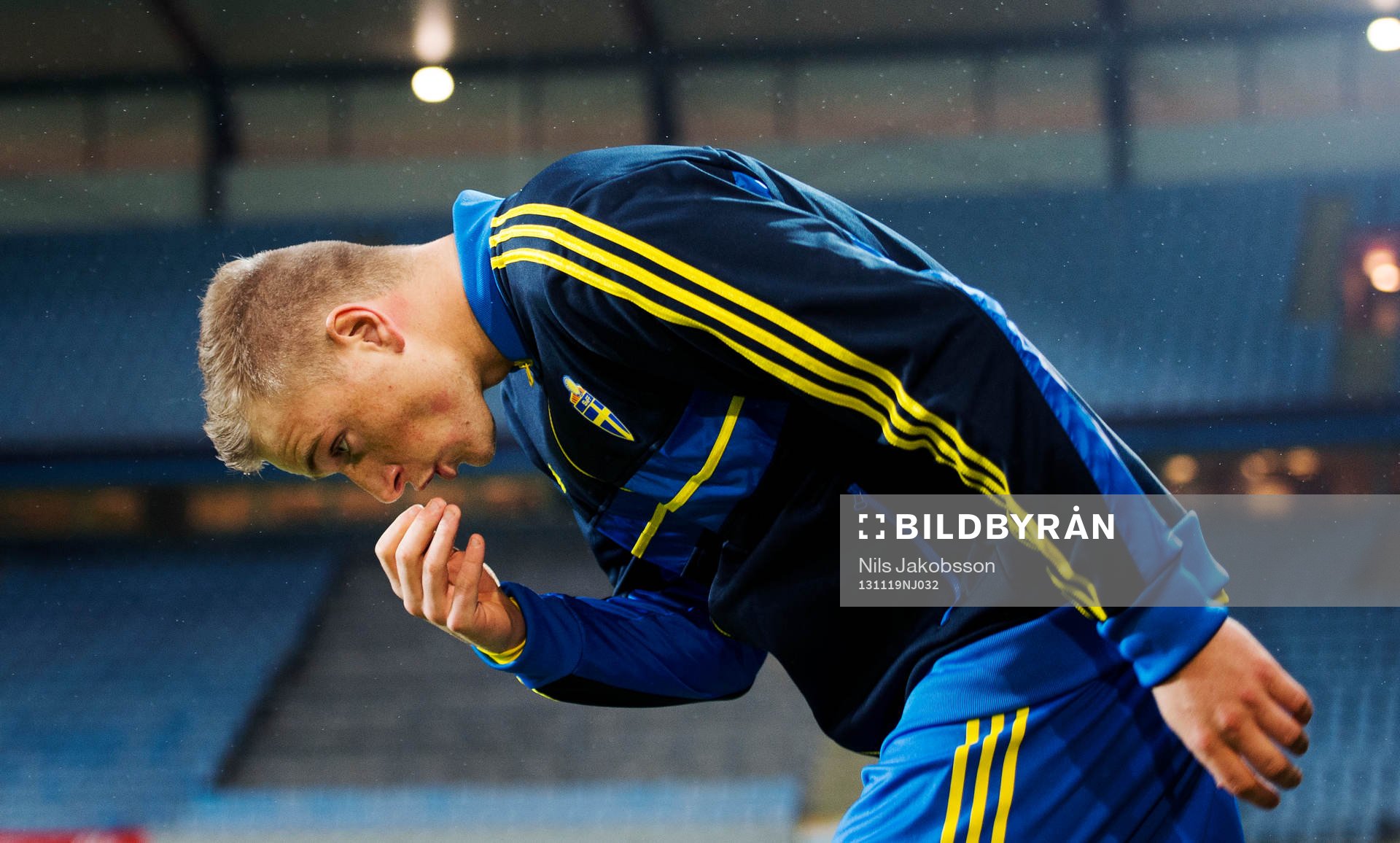 Sveriges John Guidetti gör korstecken innan