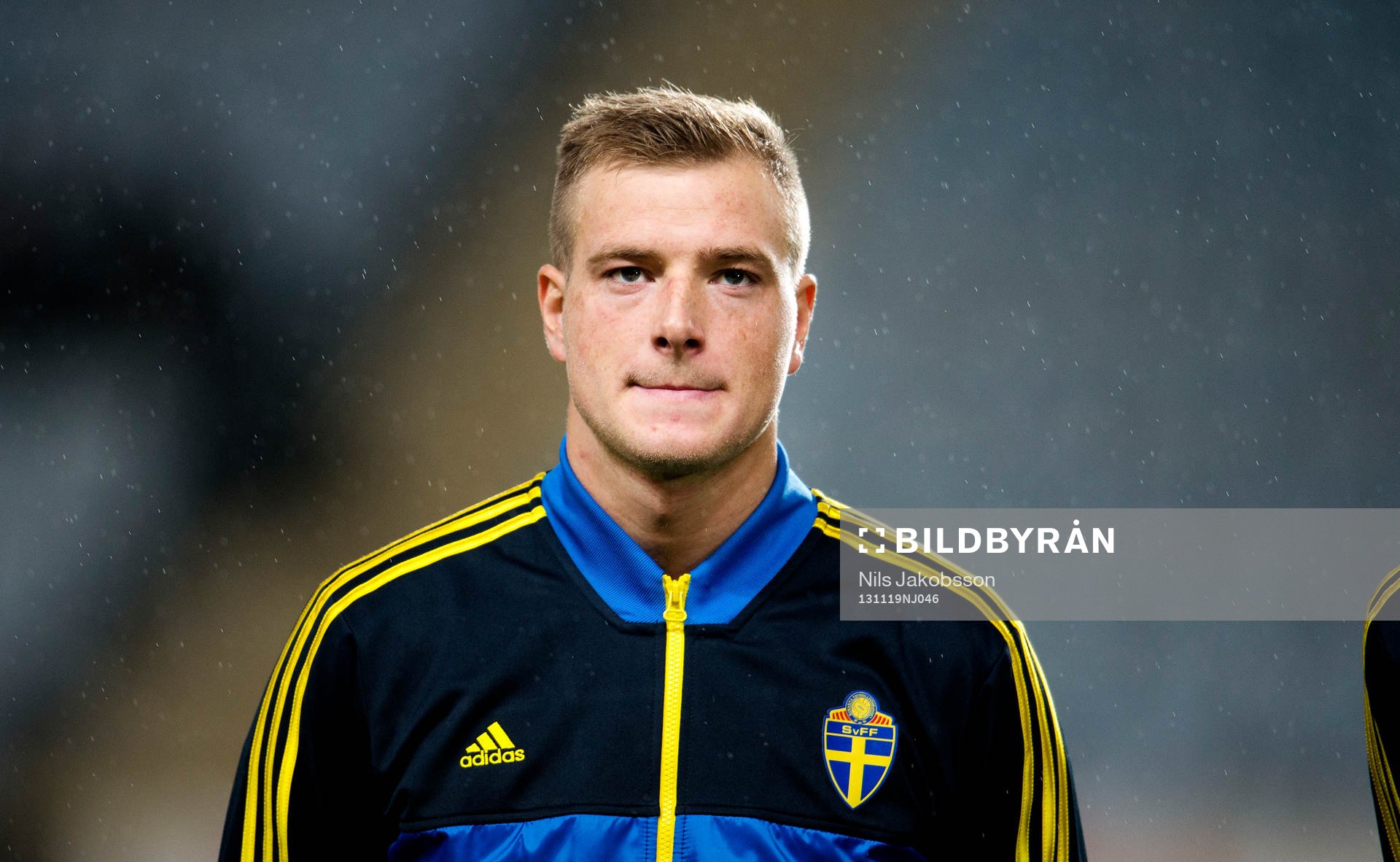 Sveriges John Guidetti före EM-kvalsmatchen för U21