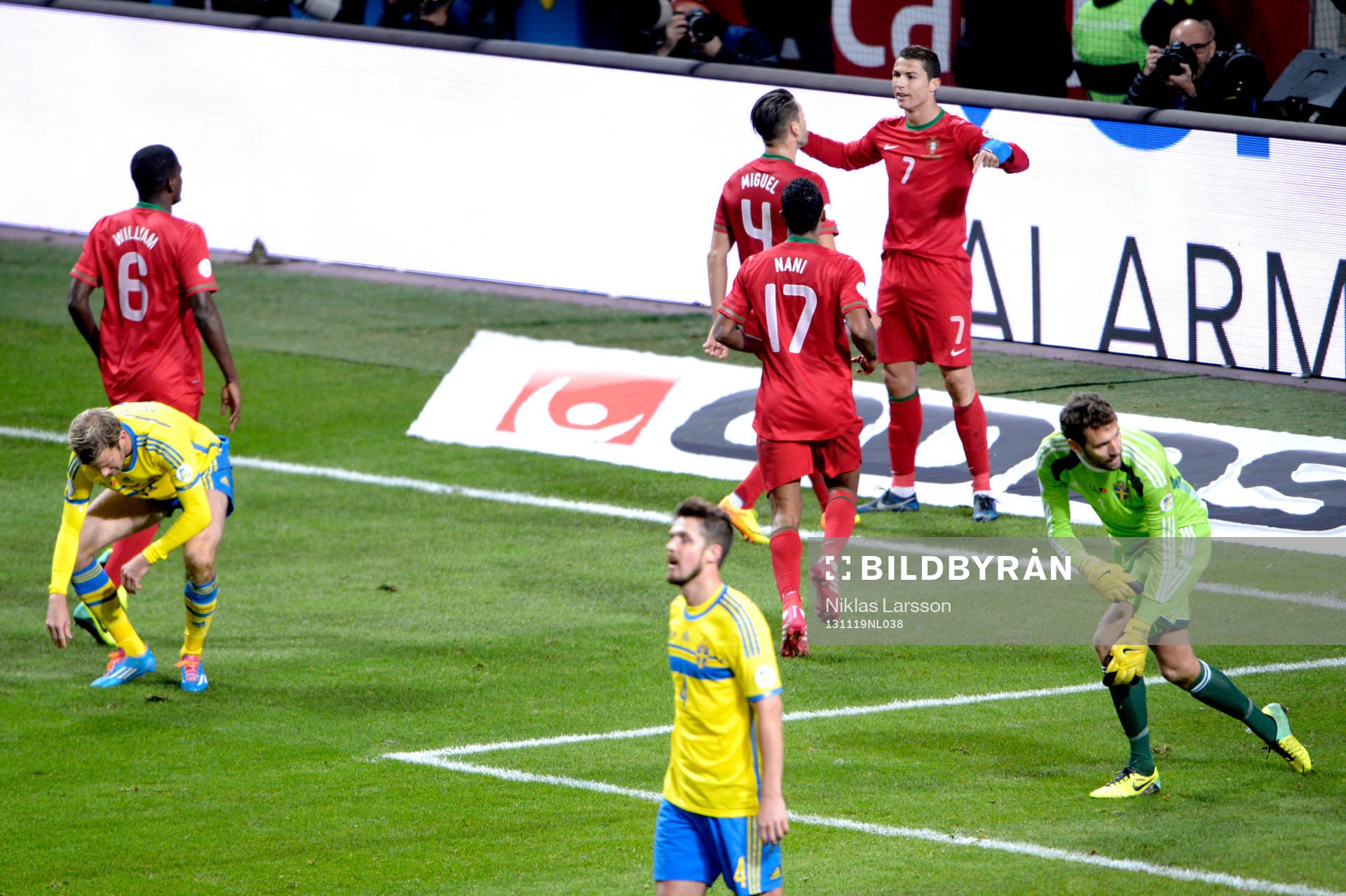 Portugal jublar och Sverige deppar
