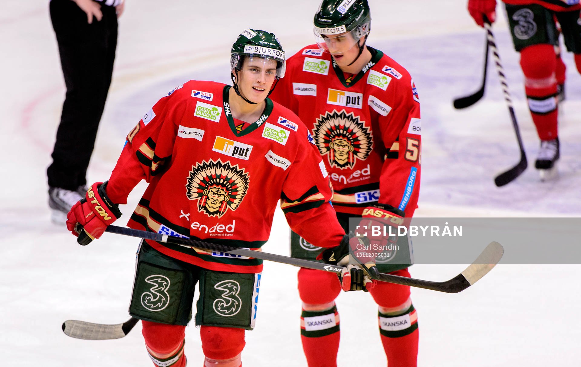 Frölundas Alexander Wennerberg firar