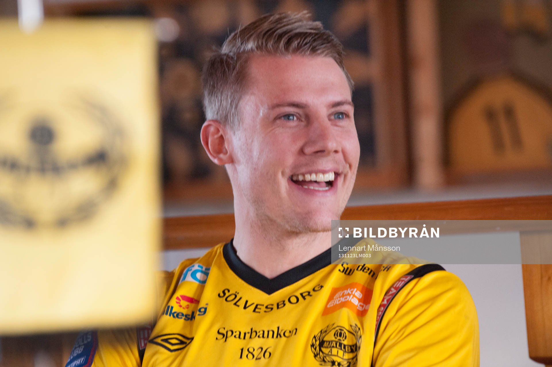 Mjällby presenterar Patrik Ingelsten på en presskonferens