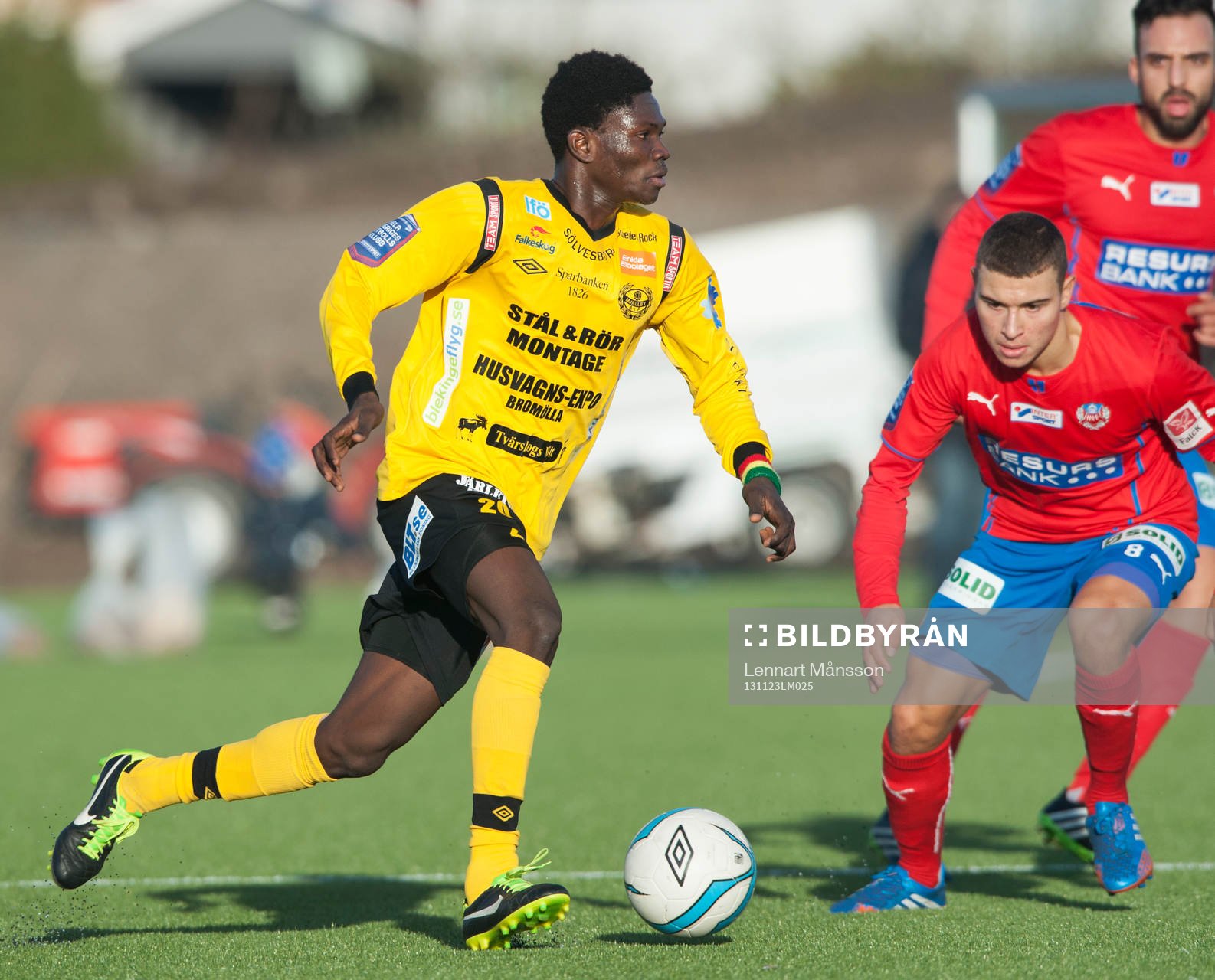 Mjällbys Kwame ”Conte” Bonsu Helsingborgs Jordan