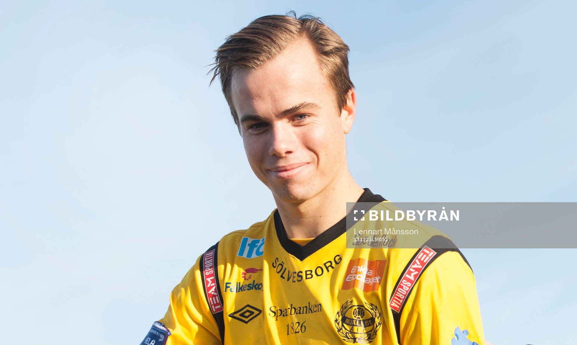 Mjällbys Andreas Blomqvist  i en träningsmatch mellan