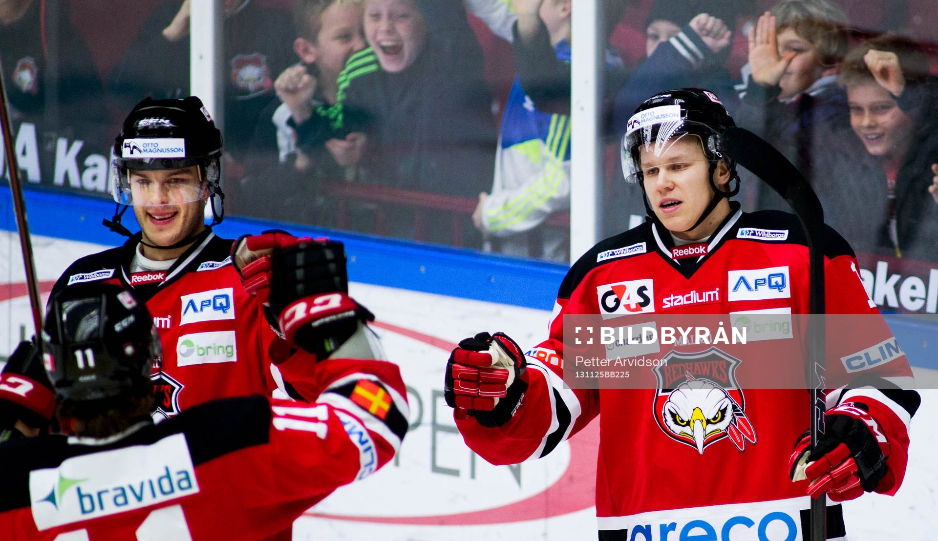Malmö Redhawks Björn Svensson jublar