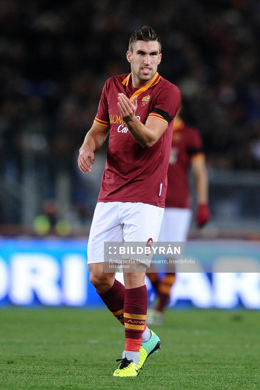  Fotboll, Serie A, AS Roma - Cagliari: Kevin Strootman Roma.