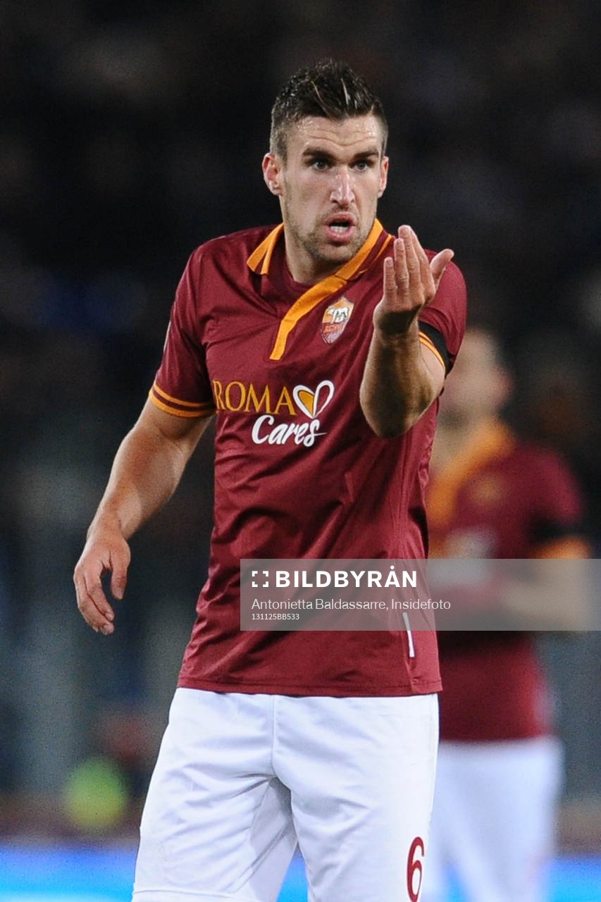  Fotboll, Serie A, AS Roma - Cagliari: Kevin Strootman Roma.