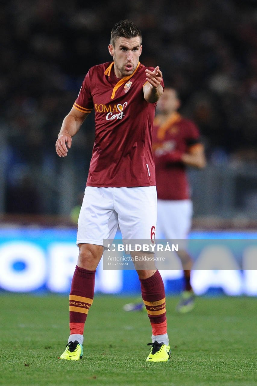  Fotboll, Serie A, AS Roma - Cagliari: Kevin Strootman Roma.