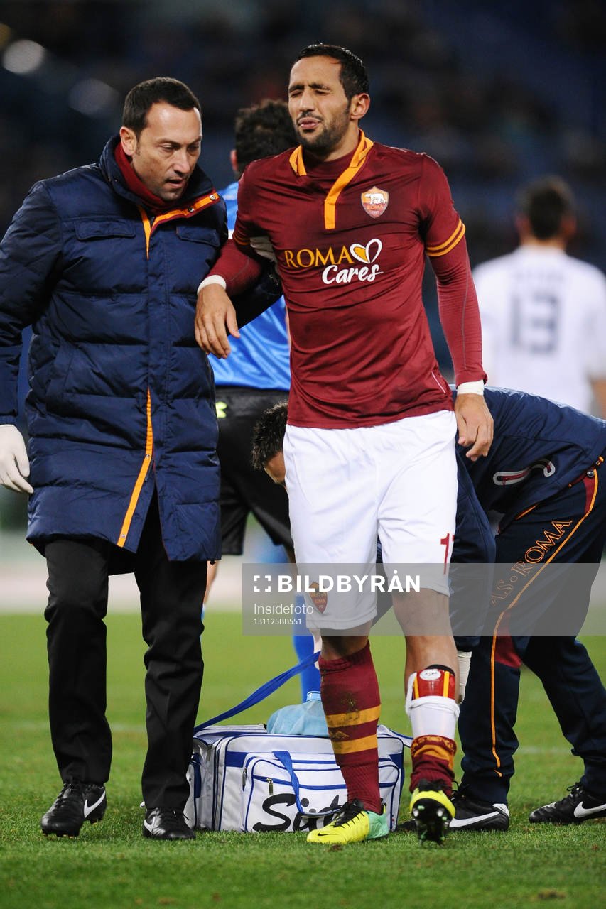Infortunio di Mehdi Benatia Roma