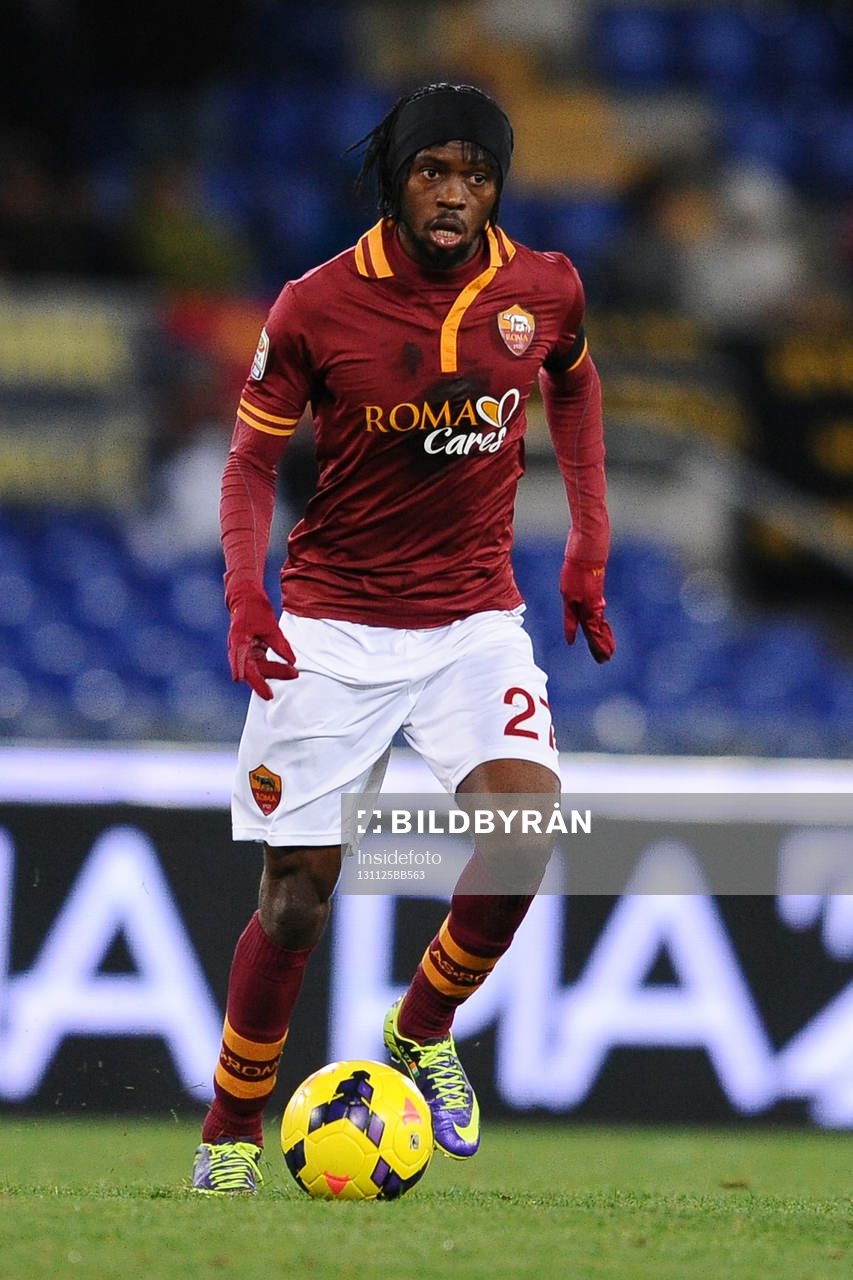  Fotboll, Serie A, AS Roma - Cagliari: Gervinho Roma.