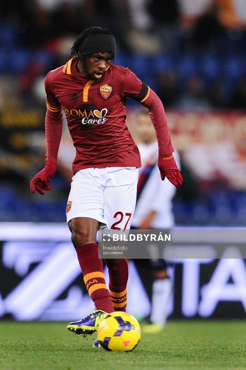  Fotboll, Serie A, AS Roma - Cagliari: Gervinho Roma.