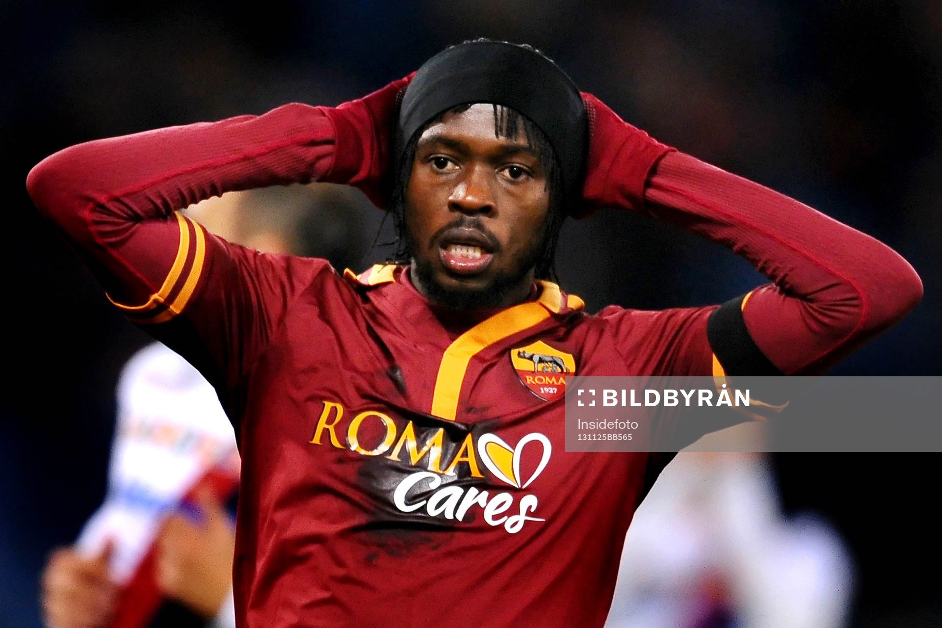  Fotboll, Serie A, AS Roma - Cagliari: Gervinho Roma.